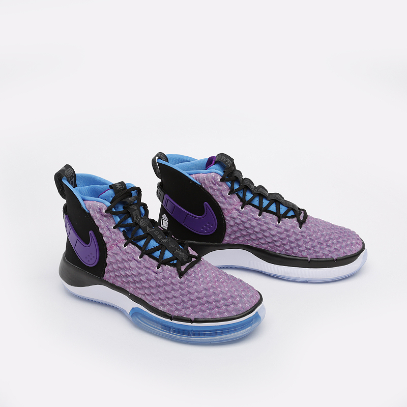 мужские фиолетовые баскетбольные кроссовки Nike Alphadunk BQ5401-900 - цена, описание, фото 2
